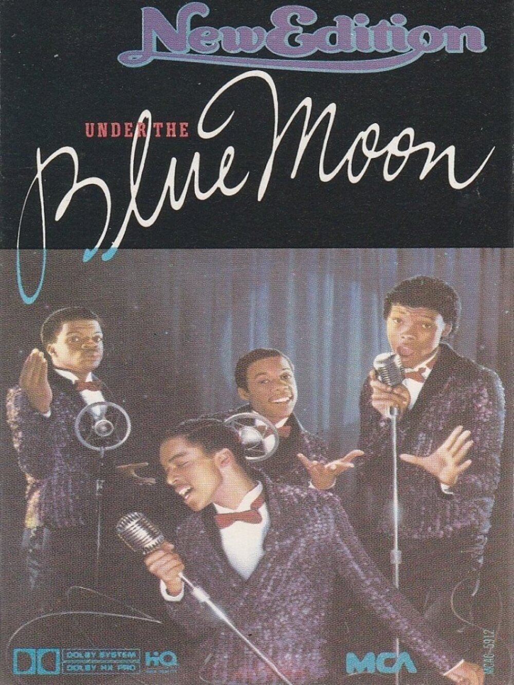 New Edition - Under The Blue Moon - 1986 Cassette Tape